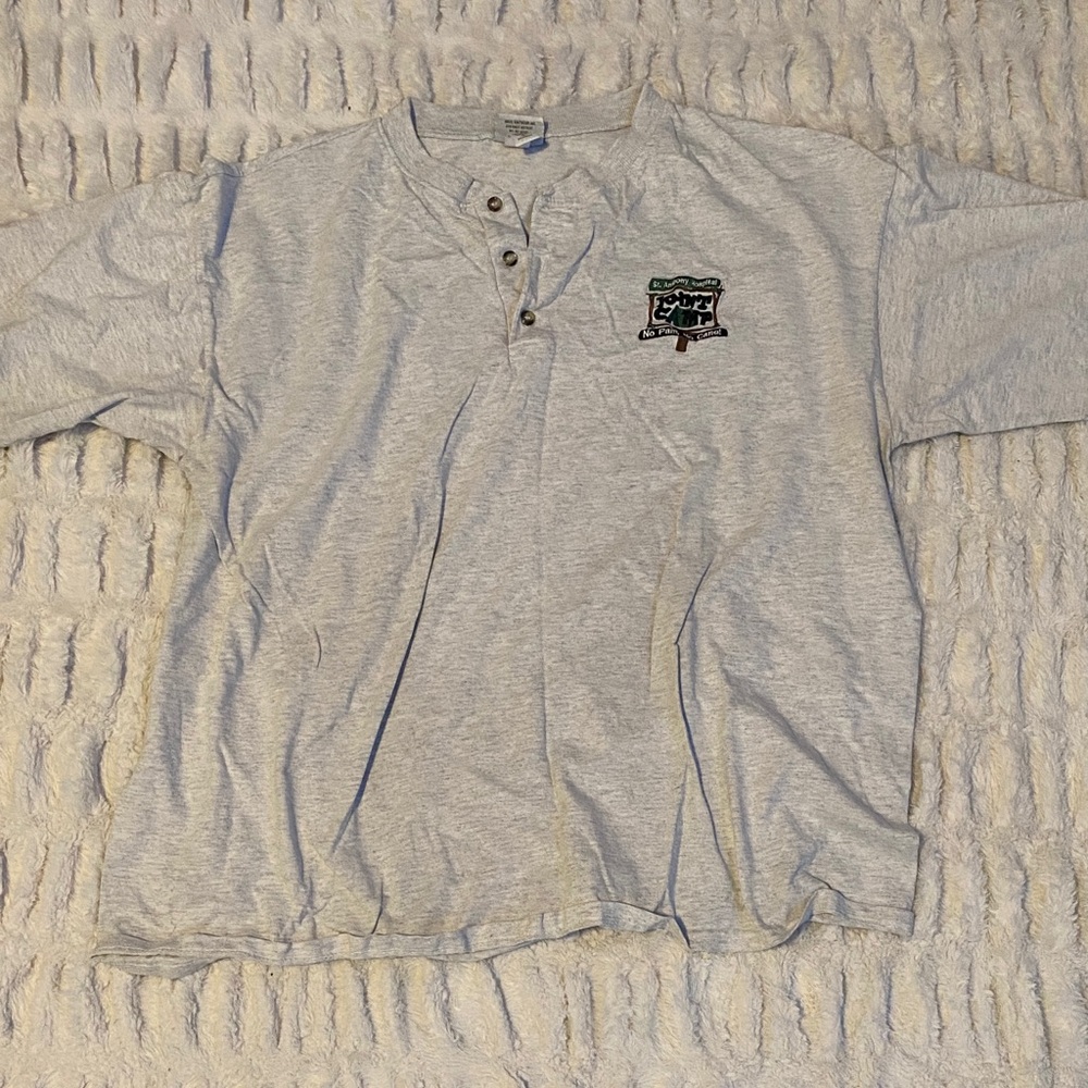 Men’s Anvil Cotton Deluxe gray Shirt